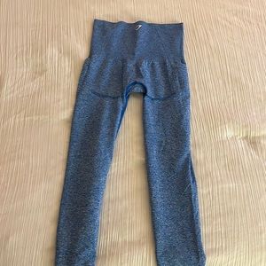 Gymshark Energy seamless leggings in light blue.